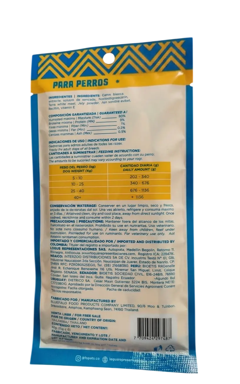 LoPets Creamy Snack de Atún para perro 4 tubos de 15g c/u | LoPets