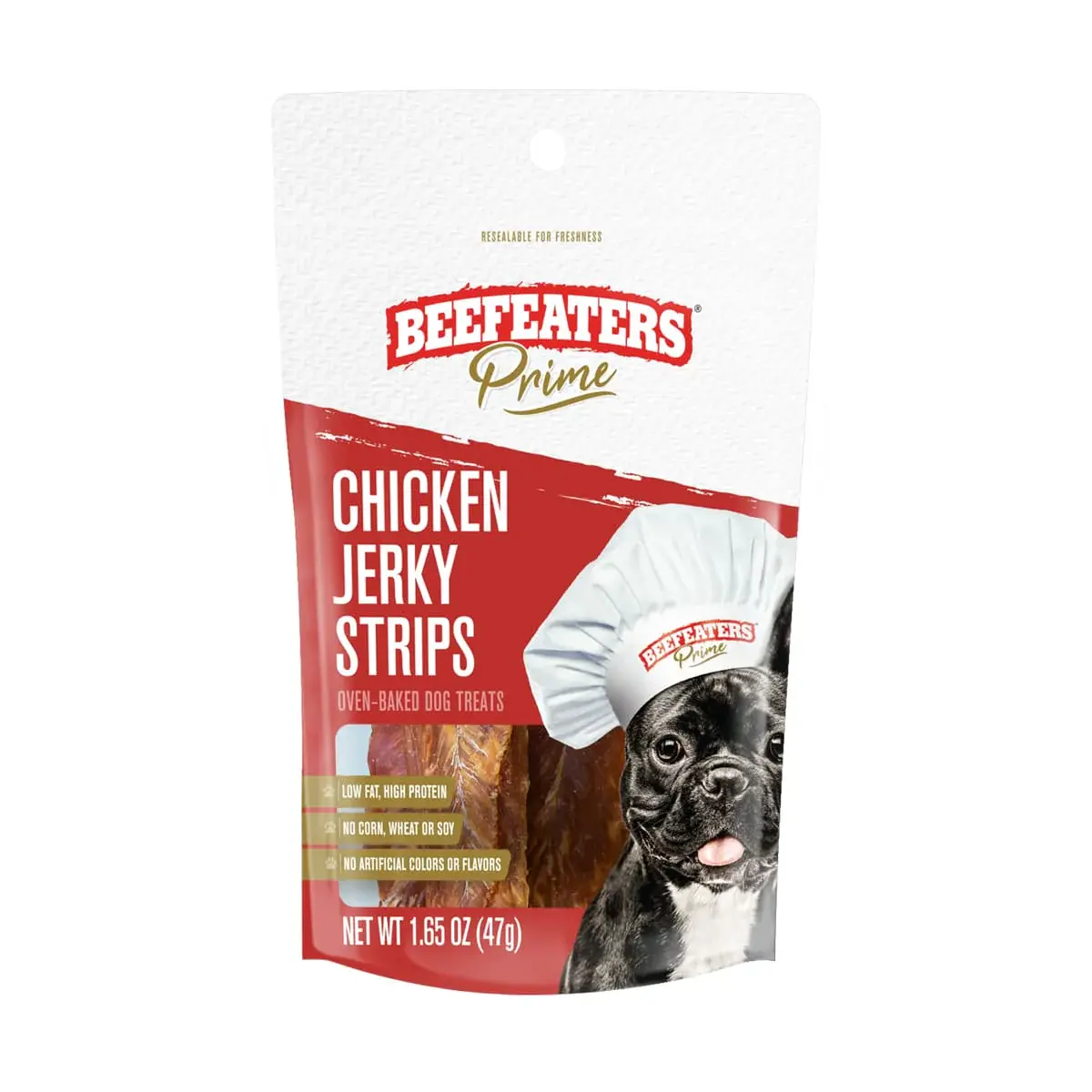 Premios Chicken Jerky Strips 47g | Beefeaters