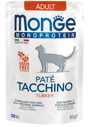 Monge Pouch Monoproteico de pavo 85gr | Monge