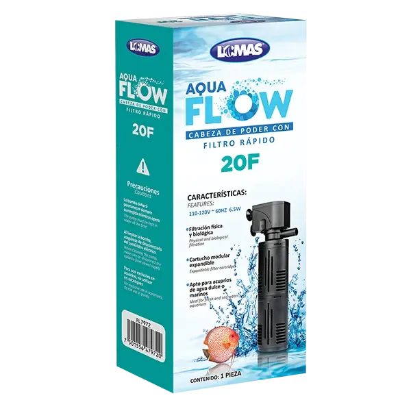 Miniatura: Cabeza de poder con filtro rápido Aqua-Flow F20 | Lomas