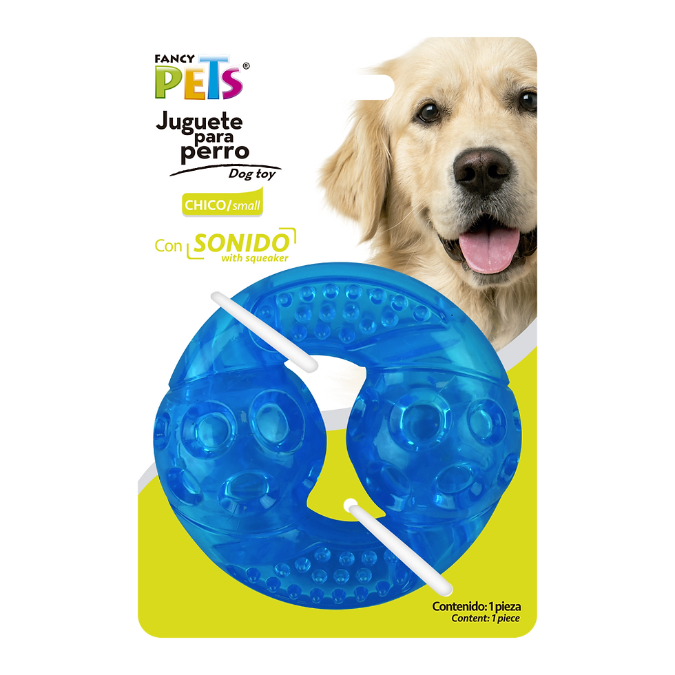 Juguete dona flexible con sonido Chica | Fancy Pets