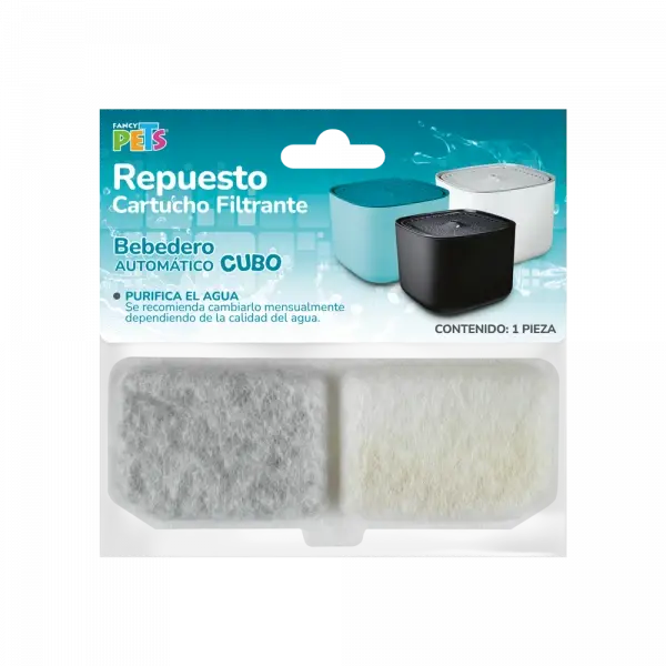 Repuesto de Cartucho para Bebedero Cubo | Fancy Pets