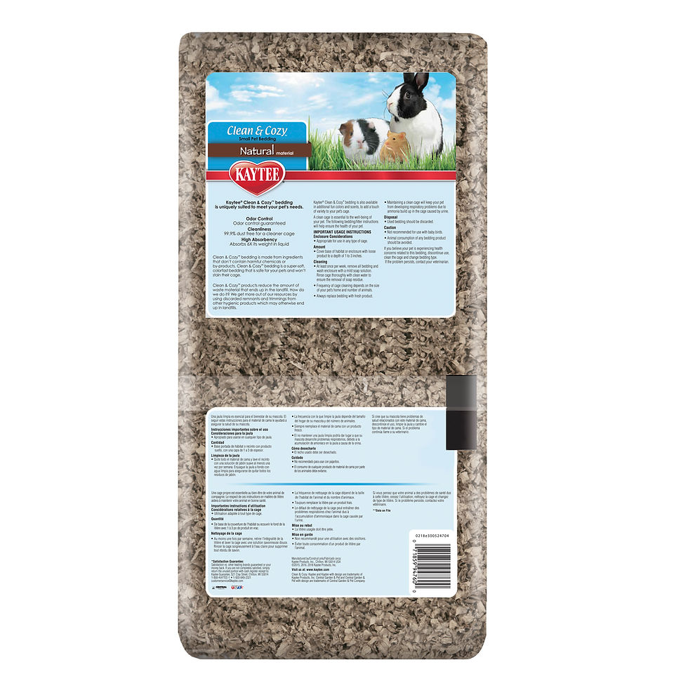 Kaytee Clean & Cozy Natural Bedding Sustrato de papel 24.6L | Kaytee
