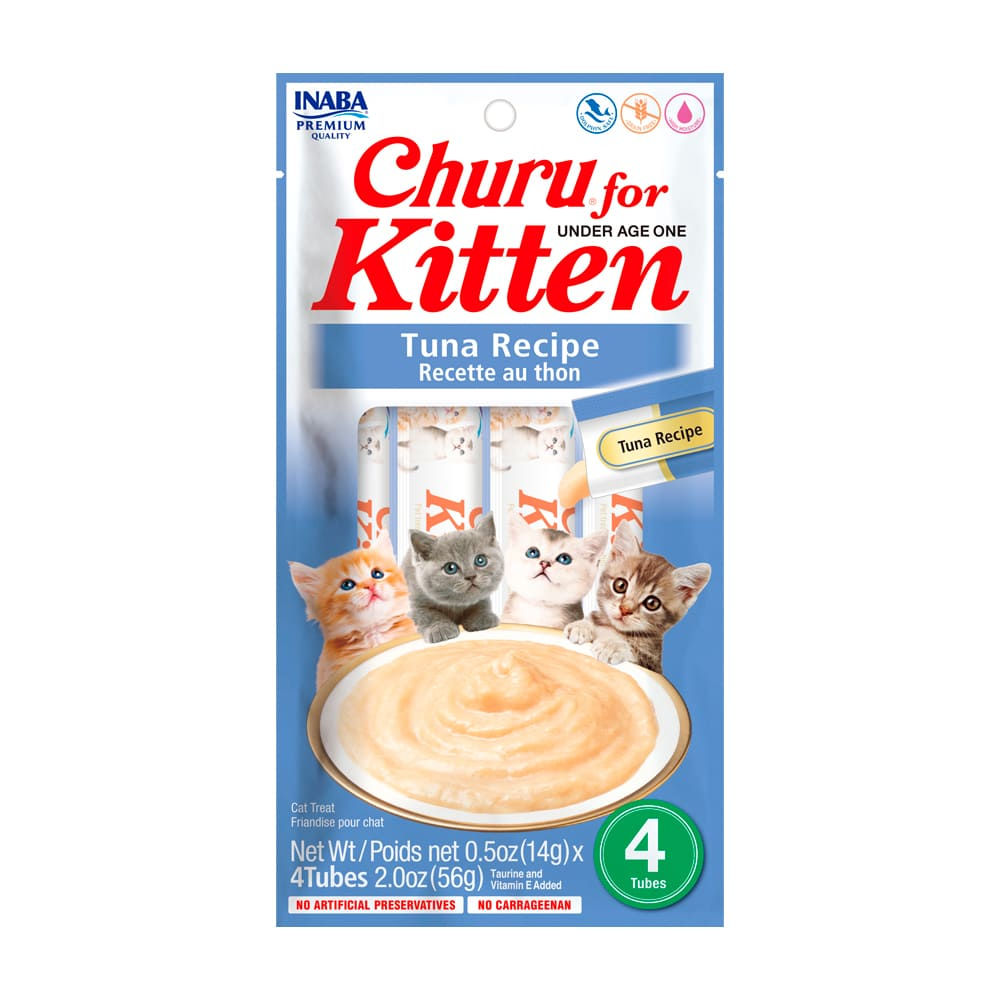 Churu Kitten de Atún caja con 6 sobres | Inaba