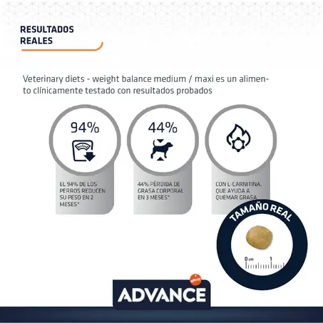 Miniatura: Advance Weight Balance Perro raza mediana y grande con Sobrepeso 12kg | Advance