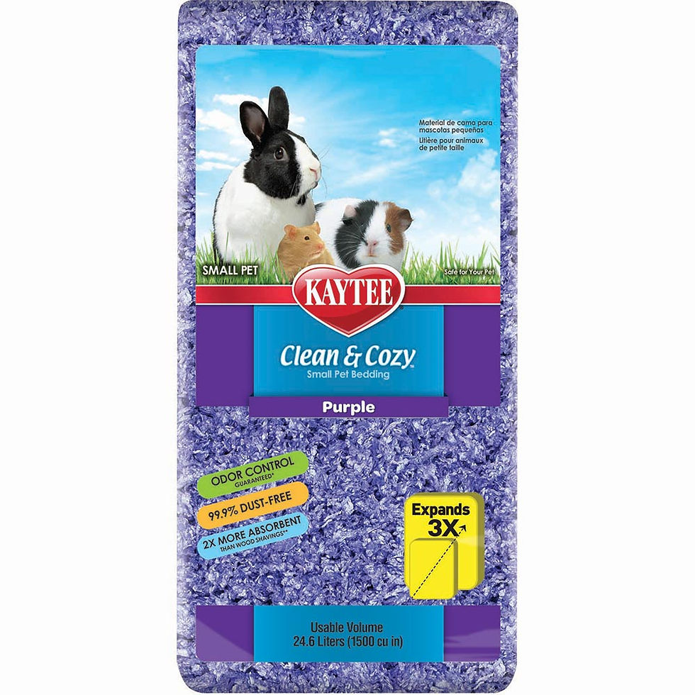 Kaytee Clean & Cozy Purple Bedding Sustrato de papel 24.6L | Kaytee