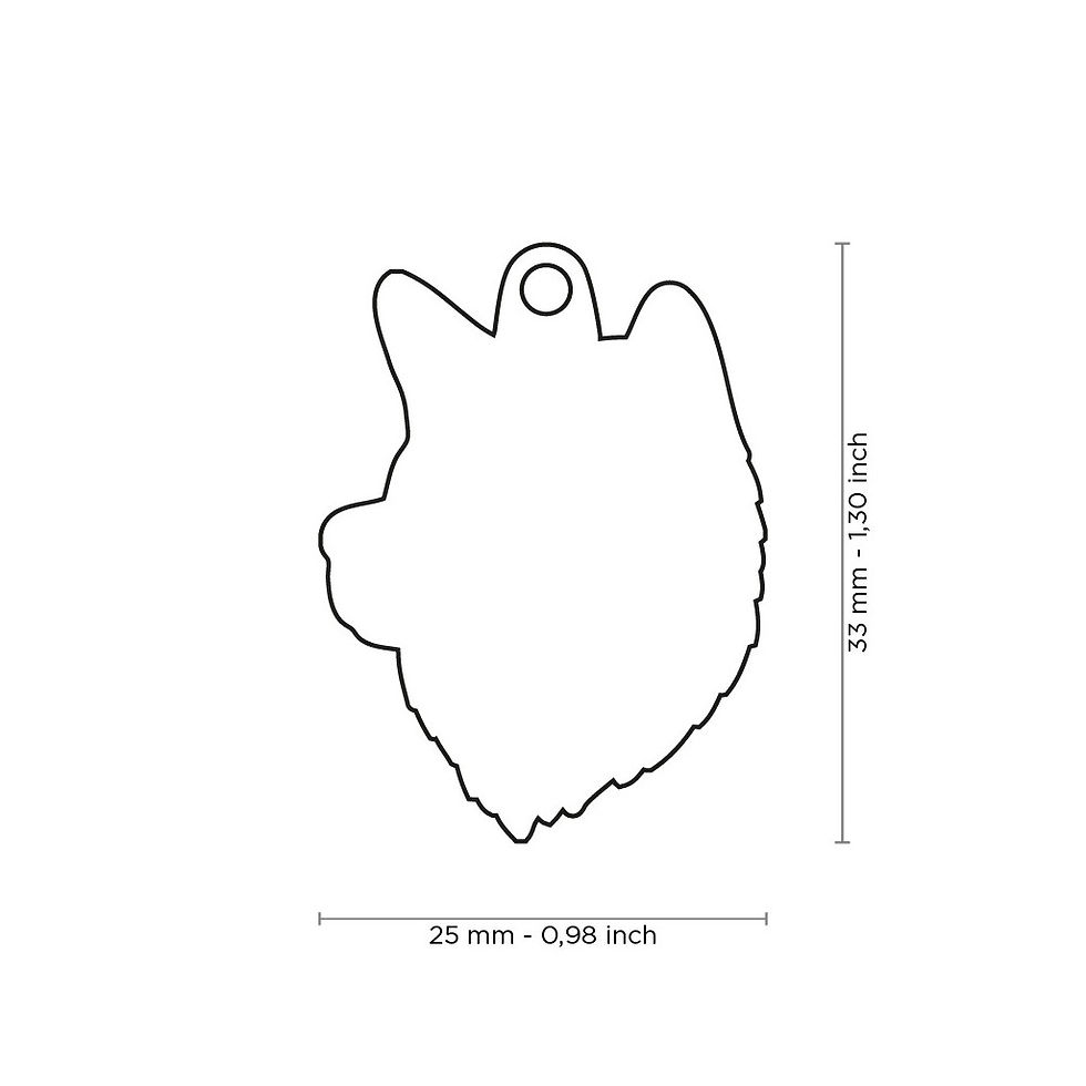 Placa de identificación Akita Inu | My Family