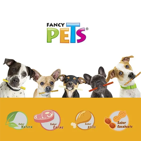 Miniatura: Palitos de Carnaza Sabores Variados | Fancy Pets