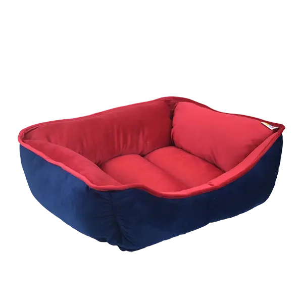 Miniatura: Cama doble vista Capri Rojo y azul | Fancy Pets