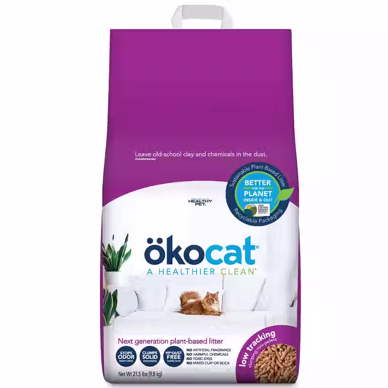 Miniatura: Ökocat Less Mess: Arena Natural Aglutinante en Mini-Pellets 9.75 Kg | Ökocat