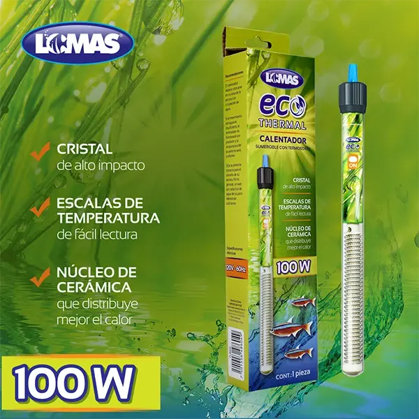 Miniatura: Calentador Sumergible con Termostato Ecothermal 100W | Lomas