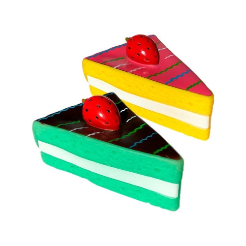 Juguete masticable con forma de rebanada de pastel | Nanchoice