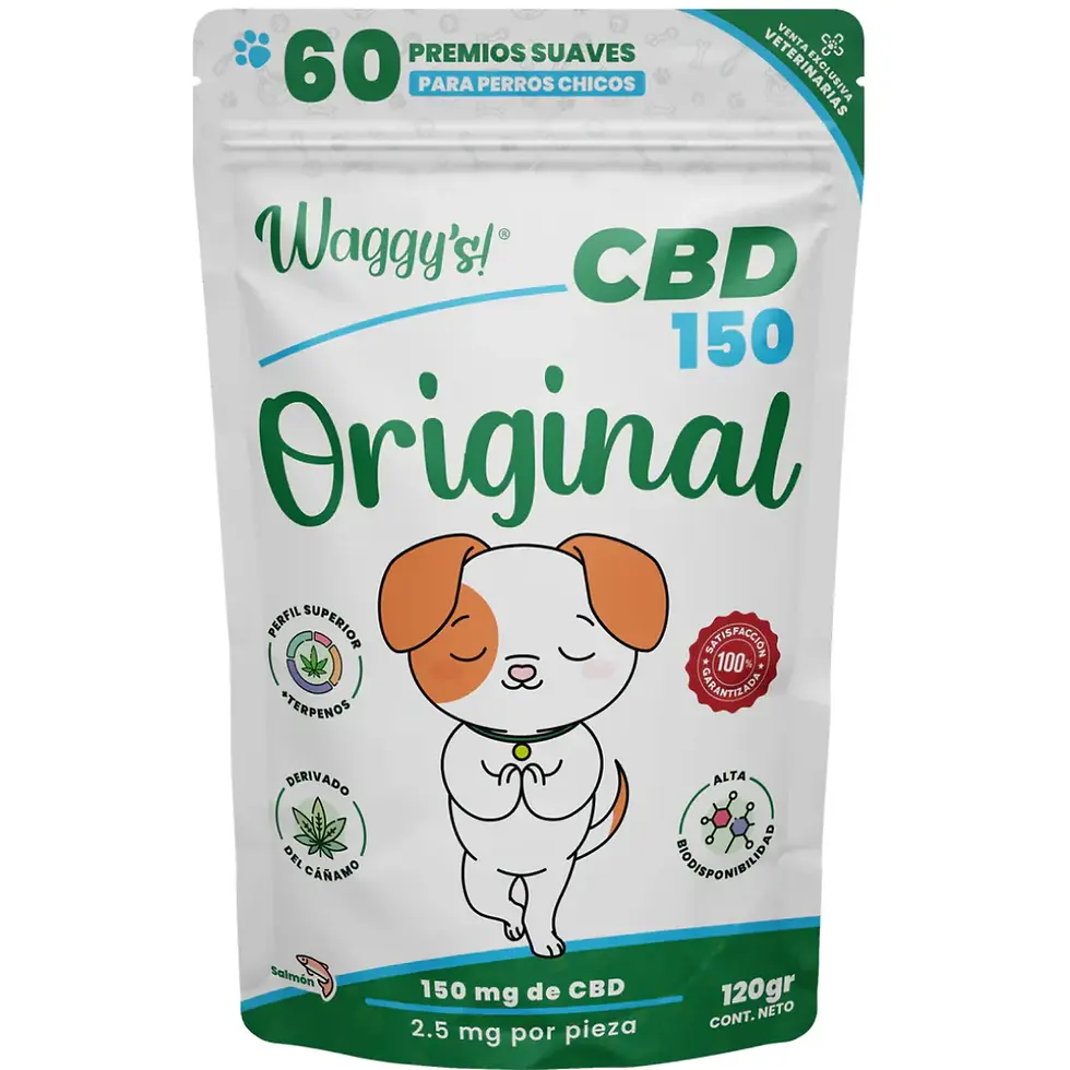 Premios calmantes con CBD 150mg Waggy's Original para Perro | Waggy's