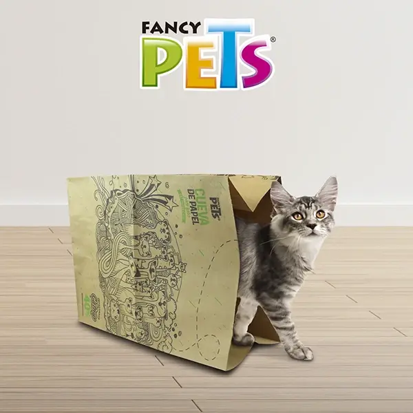 Miniatura: Cueva de Papel con Catnip para Gato | Fancy Pets