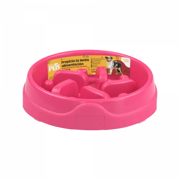 Plato Plástico de Alimentación Lenta | Fancy Pets