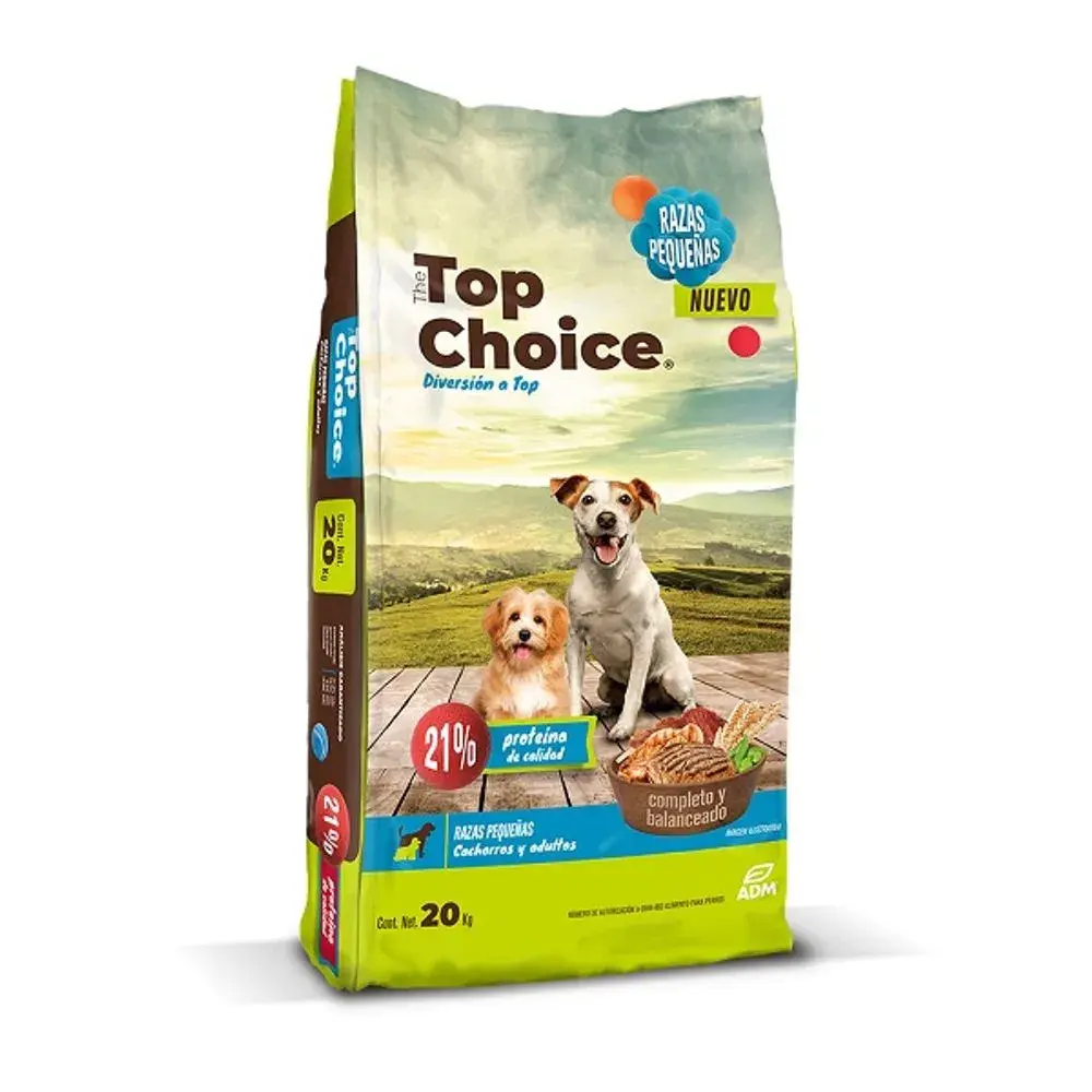 Top Choice adulto y cachorro raza pequeña 20 Kg | TOP CHOICCE