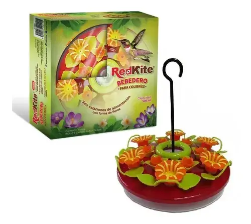 Bebederos florales para colibrí Disco Floral 500 ml | RedKite