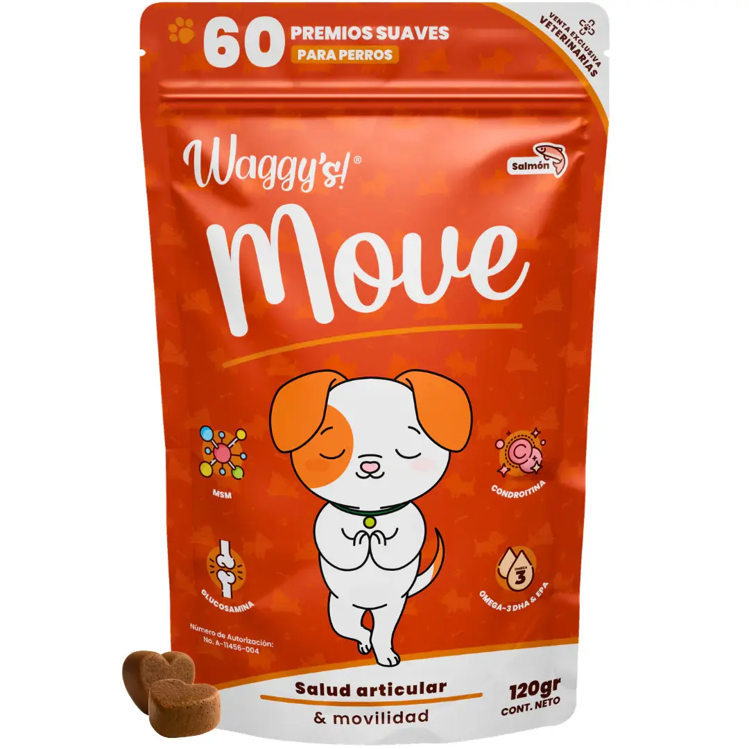 Waggy's® Premios suaves Move para Articulaciones y Movilidad 60 piezas | Waggy's!