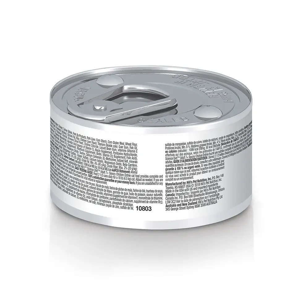 Hill's Science Diet Adult 7+ Savory Turkey lata 82g | Hill's