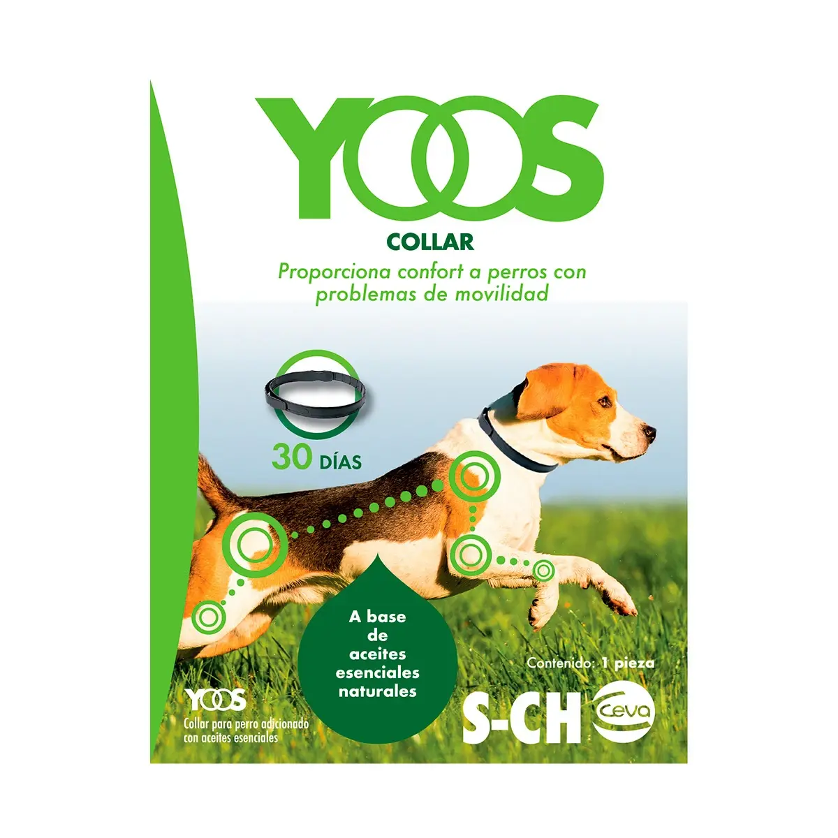 Yoos® Collar de Aceites Esenciales para la Salud Articular Talla S | CEVA