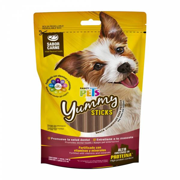Miniatura: Yummy Sticks Sabor Carne para Perro | Fancy Pets
