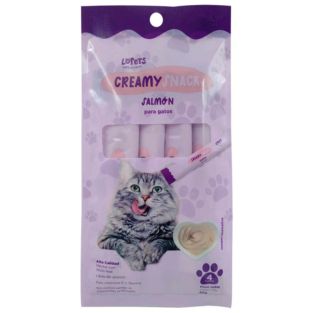 Creamy Snack para gato Salmón | LoPets