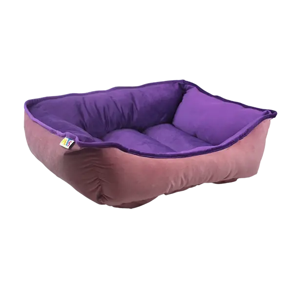 Miniatura: Cama doble vista Capri Morado y rosa | Fancy Pets