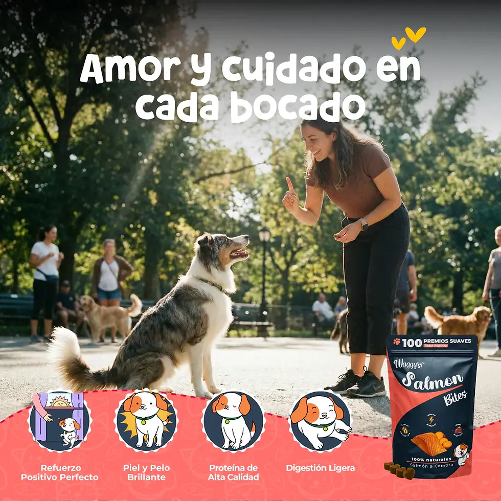 Miniatura: Salmon Bites: Premios Suaves para Perro 100 piezas | Waggy's!