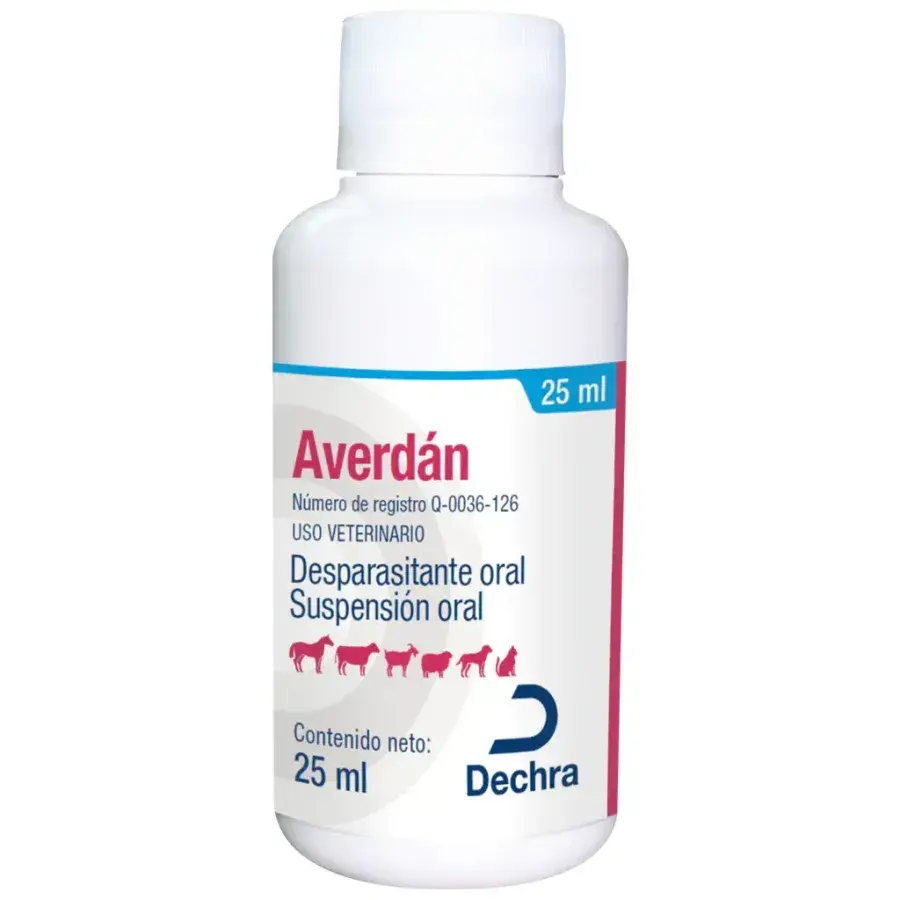 Averdan® Antiparasitario Interno Antihelmíntico de Amplio Espectro 25 ml | Dechra