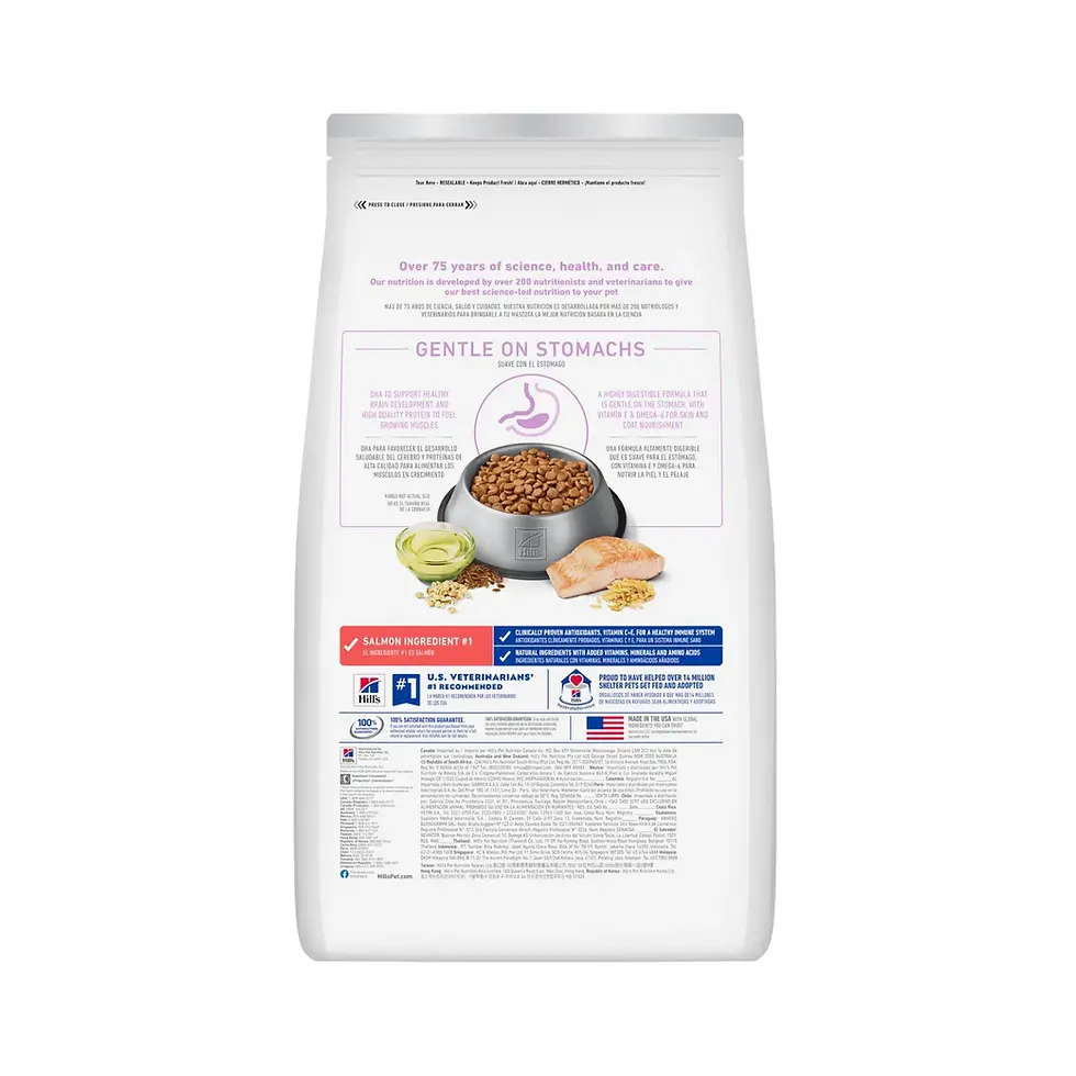 Hill's Science Diet Sensitive Stomach & Skin Puppy Salmón y Arroz Integral 1.8 kg | Hill's
