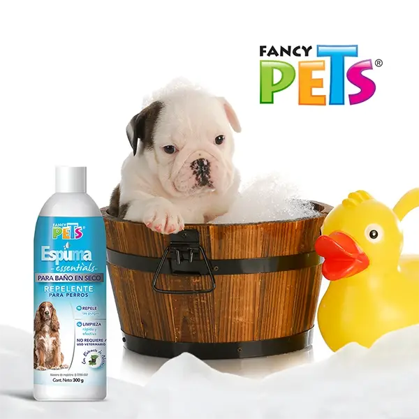 Espuma Repelente para Baño en Seco Essentials para perro 300 gr | Fancy Pets