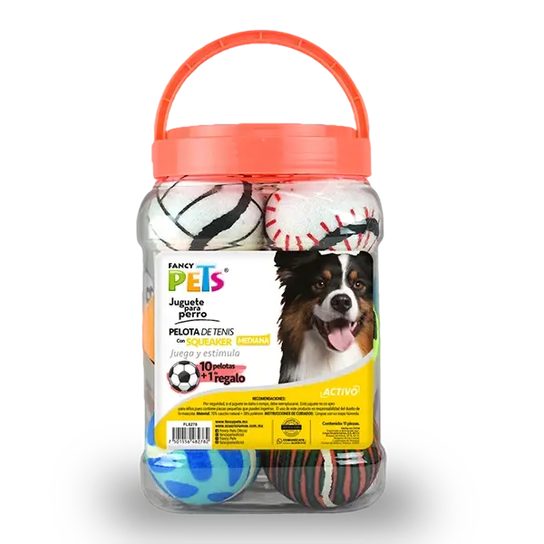 Miniatura: Pelota de tenis deportivas con sonido Vitrolero 11 Piezas | Fancy Pets