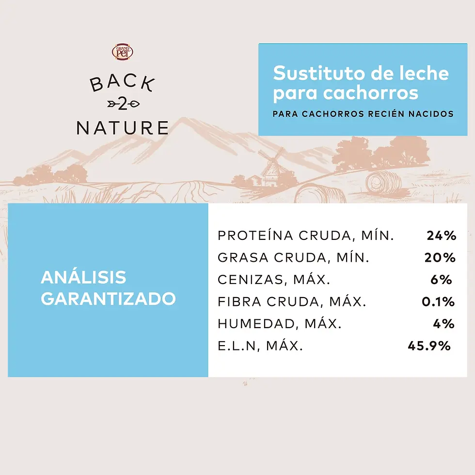Miniatura: Back 2 Nature sustituto de leche 500g | GrandPet