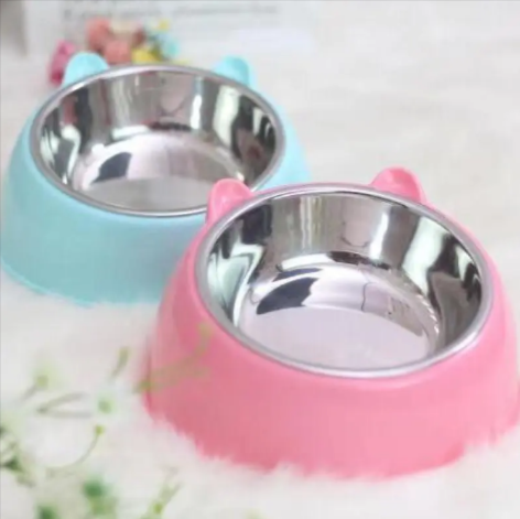 Thumbnail: Double Stainless Steel Pet Bowl