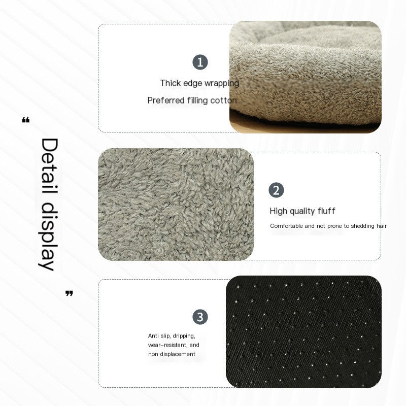 Thumbnail: Factory Wholesale Warm Cat Bed Dog Nest Soft Cushion
