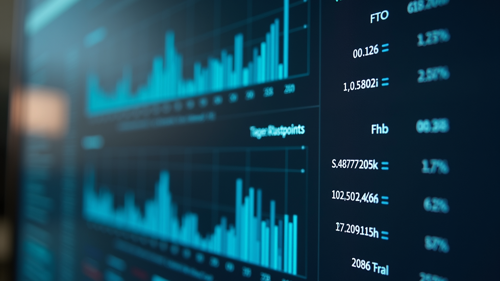 Close-up view of a digital analytics dashboard displaying call metrics