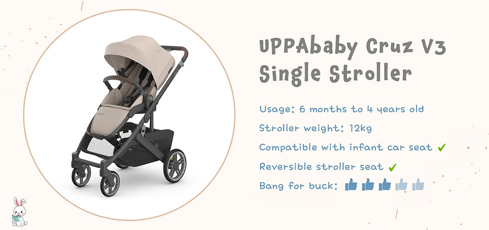Best all-terrain stroller UPPAbaby CRUZ V2 Stroller