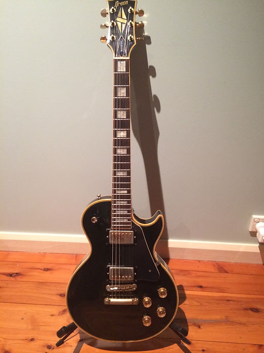 1978 Greco Les Paul Custom Black Beauty EG800 | Greenies Guitar Gear