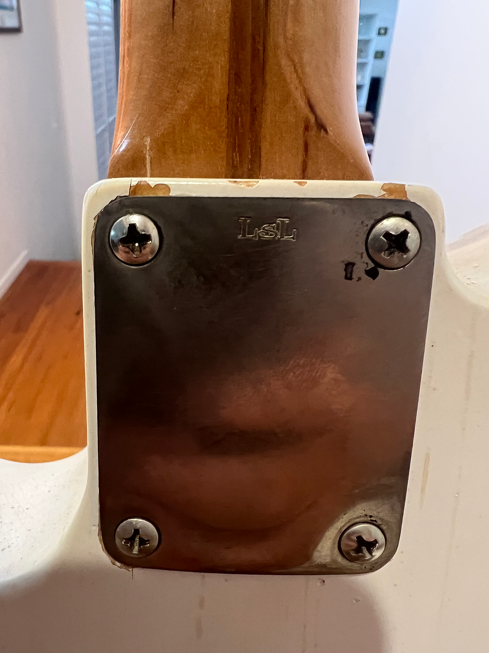 Thumbnail: LSL Tbone Telecaster Olympic White Relic