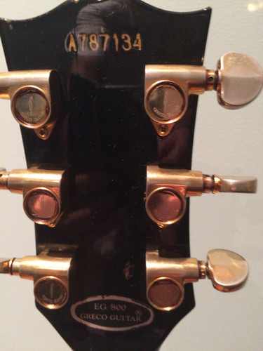 1978 Greco Les Paul Custom Black Beauty EG800 | Greenies Guitar Gear
