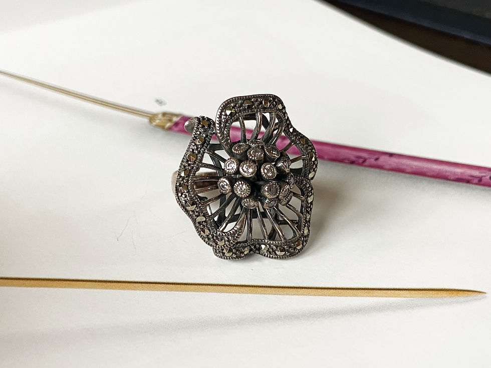 Thumbnail: Sterling Silver Kanishka Cocktail Ring