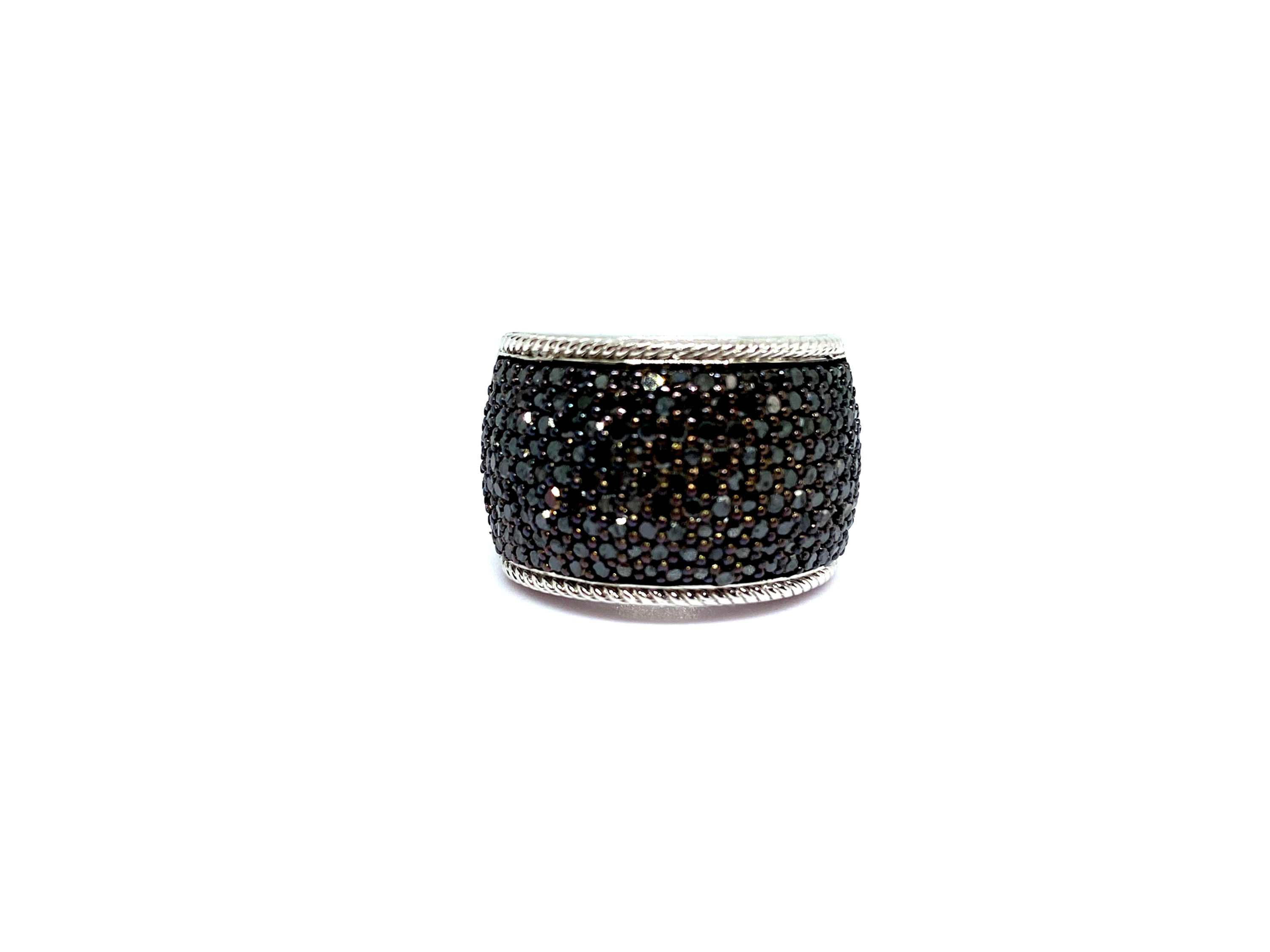 Sterling Silver Diamond Ring