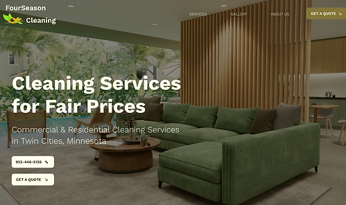 Website for small business by NewLook Social Marketing MN