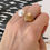 Thumbnail: Pearl Diamond Gold Ring/ Estate Jewelry Collection