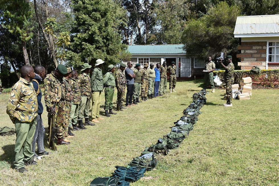 Ngare Ndare rangers receive vital new uniforms