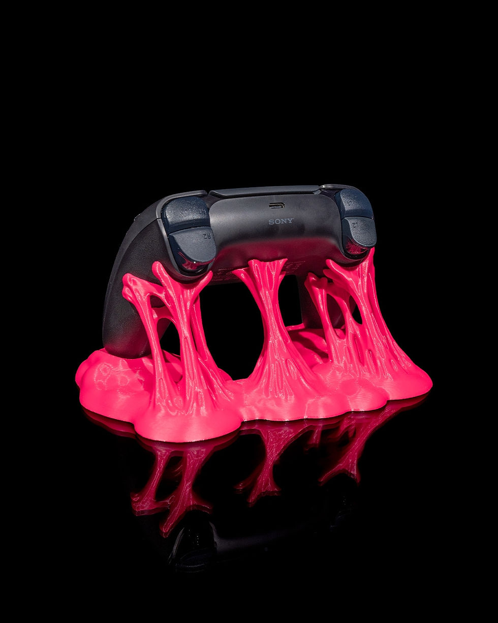 Thumbnail: Controller Halter Kaugummi Pink | Gamepad Ständer Pop Art | Ausgefallene Gaming