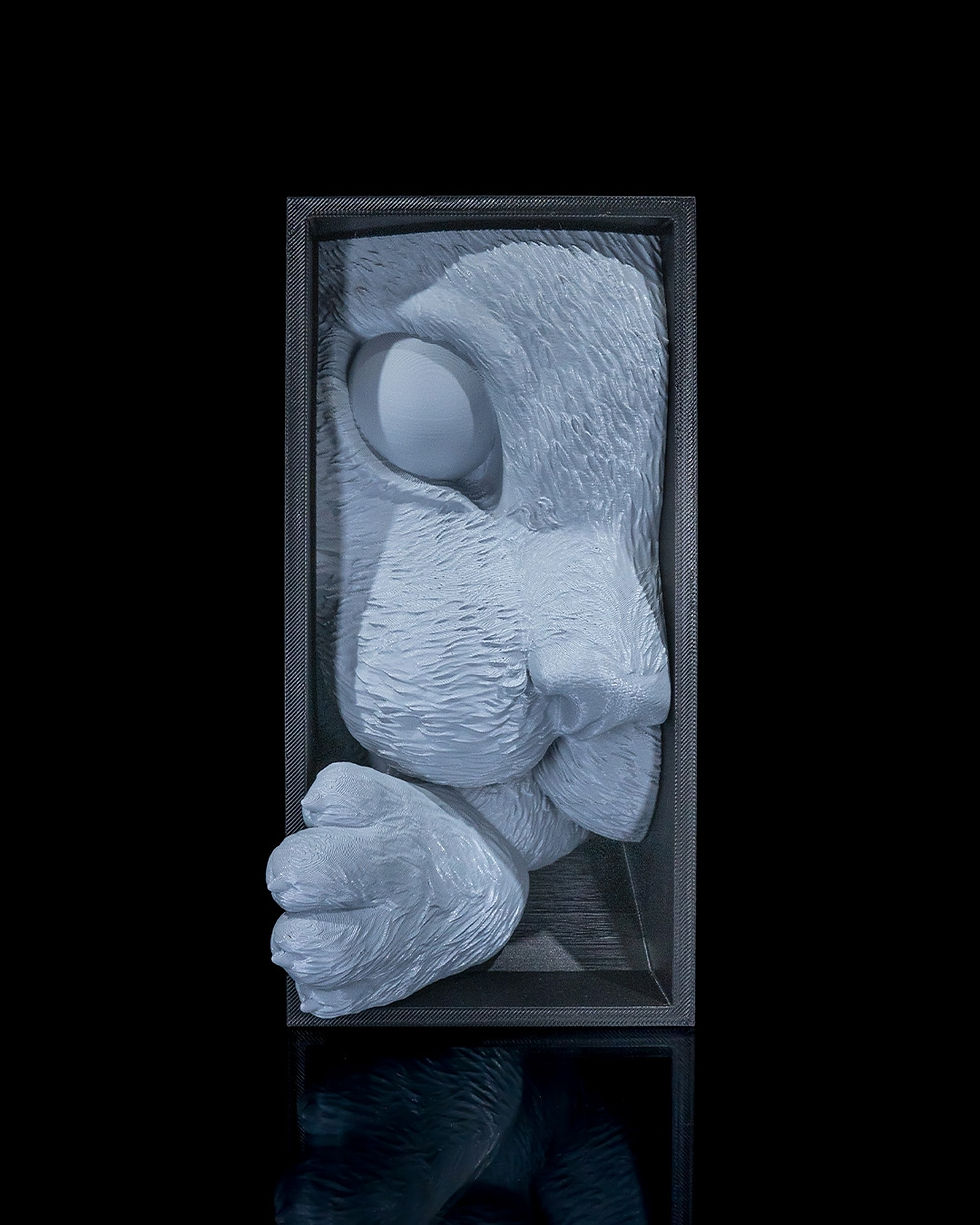 Miniatura: Katzen Book Nook Regal Deko | Lustige Buchstütze für Katzenfans | Tier Motiv Büc