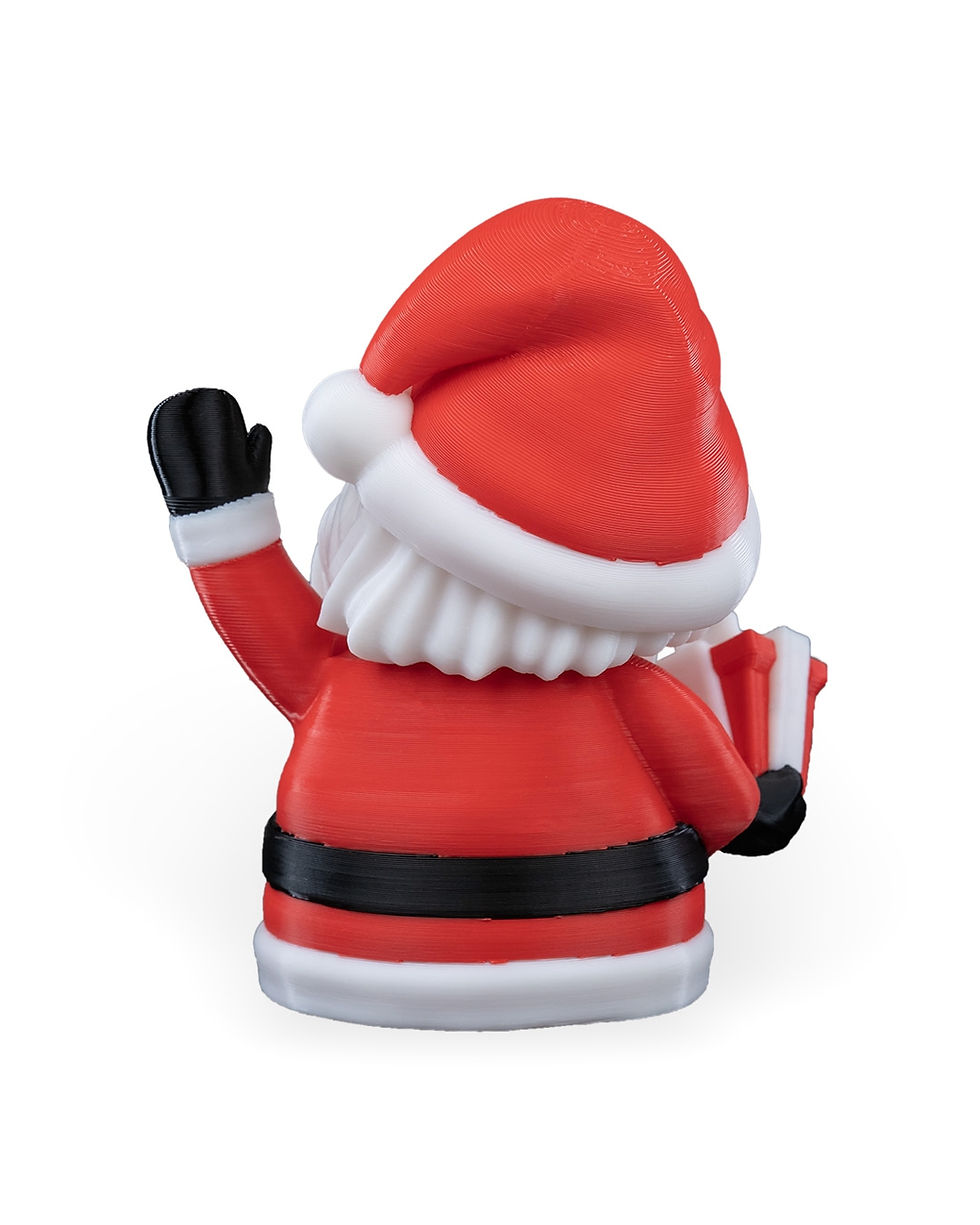 Thumbnail: Winkender Weihnachtsmann Christbaumschmuck | Santa Claus Geschenk Ornament 3D Dr