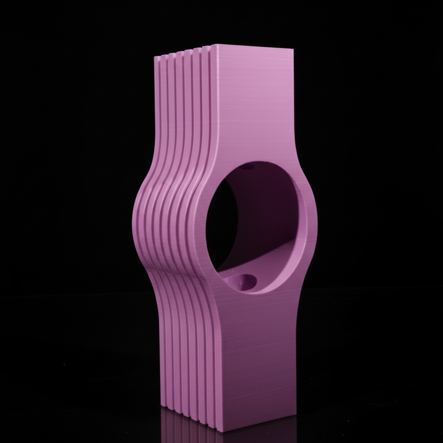 Miniatura: Blumenvase Dekovase, Vase, 3D Druck, Bodenvase, Pampasgras, Trockenblumen, Dekor