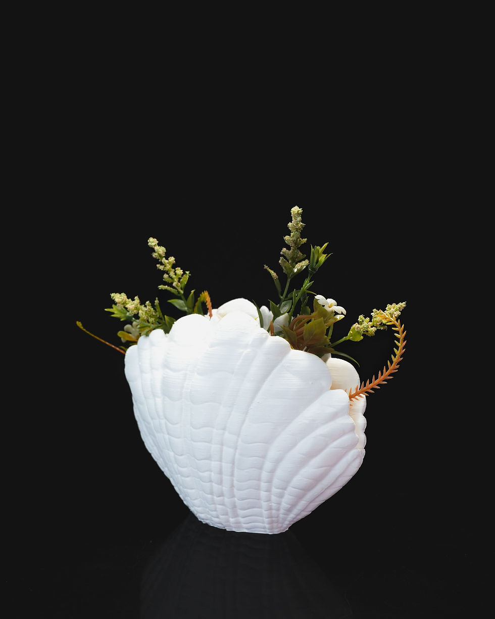 Thumbnail: Blumenvase Dekovase, Vase, 3D Druck, Bodenvase, Pampasgras, Trockenblumen, Dekor